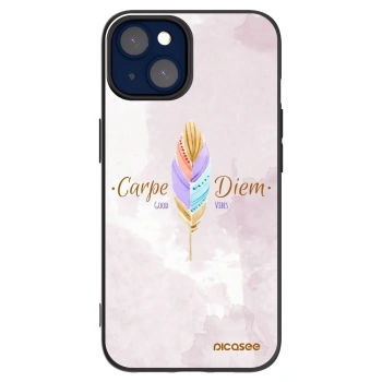 Picasee silikónový čierny obal pre Apple iPhone 14 - Užívaj dňa