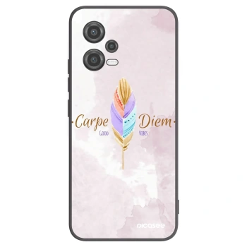 Picasee silikónový čierny obal pre Xiaomi Poco X5 - Užívaj dňa