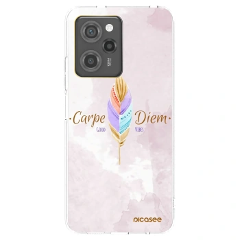 Picasee silikónový prehľadný obal pre Xiaomi Poco X5 Pro - Užívaj dňa