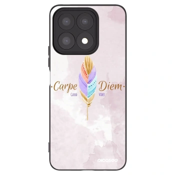 Picasee silikónový čierny obal pre Honor X8a - Užívaj dňa