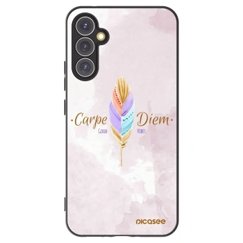 Picasee silikónový čierny obal pre Samsung Galaxy A34 5G A346B - Užívaj dňa