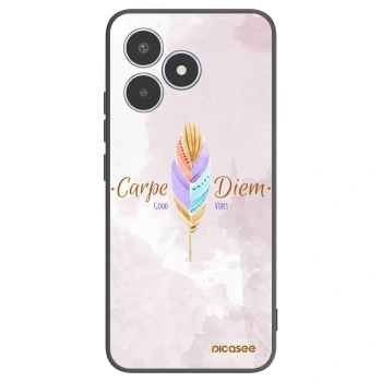 Picasee silikónový čierny obal pre Realme C53 - Užívaj dňa