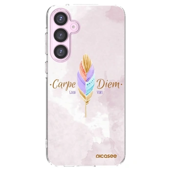 Picasee silikónový prehľadný obal pre Samsung Galaxy A55 5G A556B - Užívaj dňa