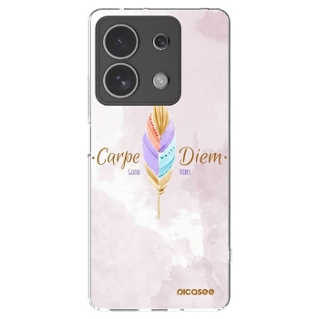 Picasee silikónový prehľadný obal pre Xiaomi Redmi Note 13 4G - Užívaj dňa