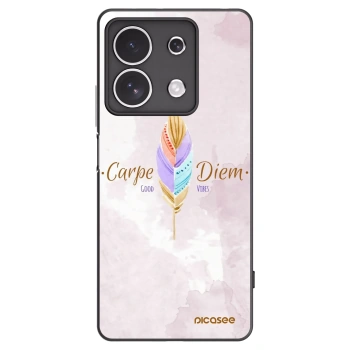 Picasee silikónový čierny obal pre Xiaomi Redmi Note 13 4G - Užívaj dňa