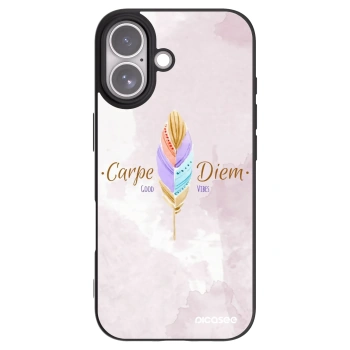 Picasee silikónový čierny obal pre Apple iPhone 17 - Užívaj dňa