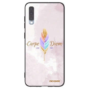 Picasee silikónový čierny obal pre Samsung Galaxy A70 A705F - Užívaj dňa