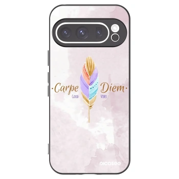 Picasee silikónový čierny obal pre Google Pixel 9 Pro XL - Užívaj dňa