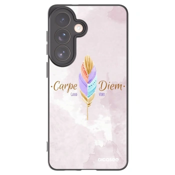 Picasee silikónový čierny obal pre Samsung Galaxy S26+ - Užívaj dňa