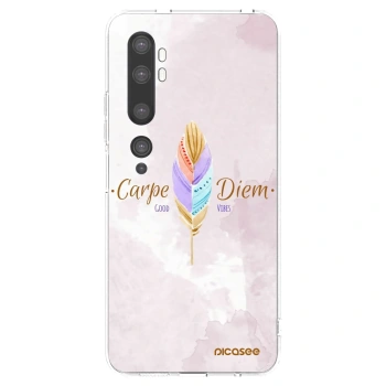 Picasee silikónový prehľadný obal pre Xiaomi Mi Note 10 (Pro) - Užívaj dňa
