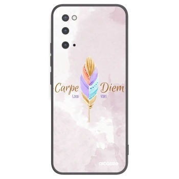 Picasee silikónový čierny obal pre Samsung Galaxy S20 G980F - Užívaj dňa