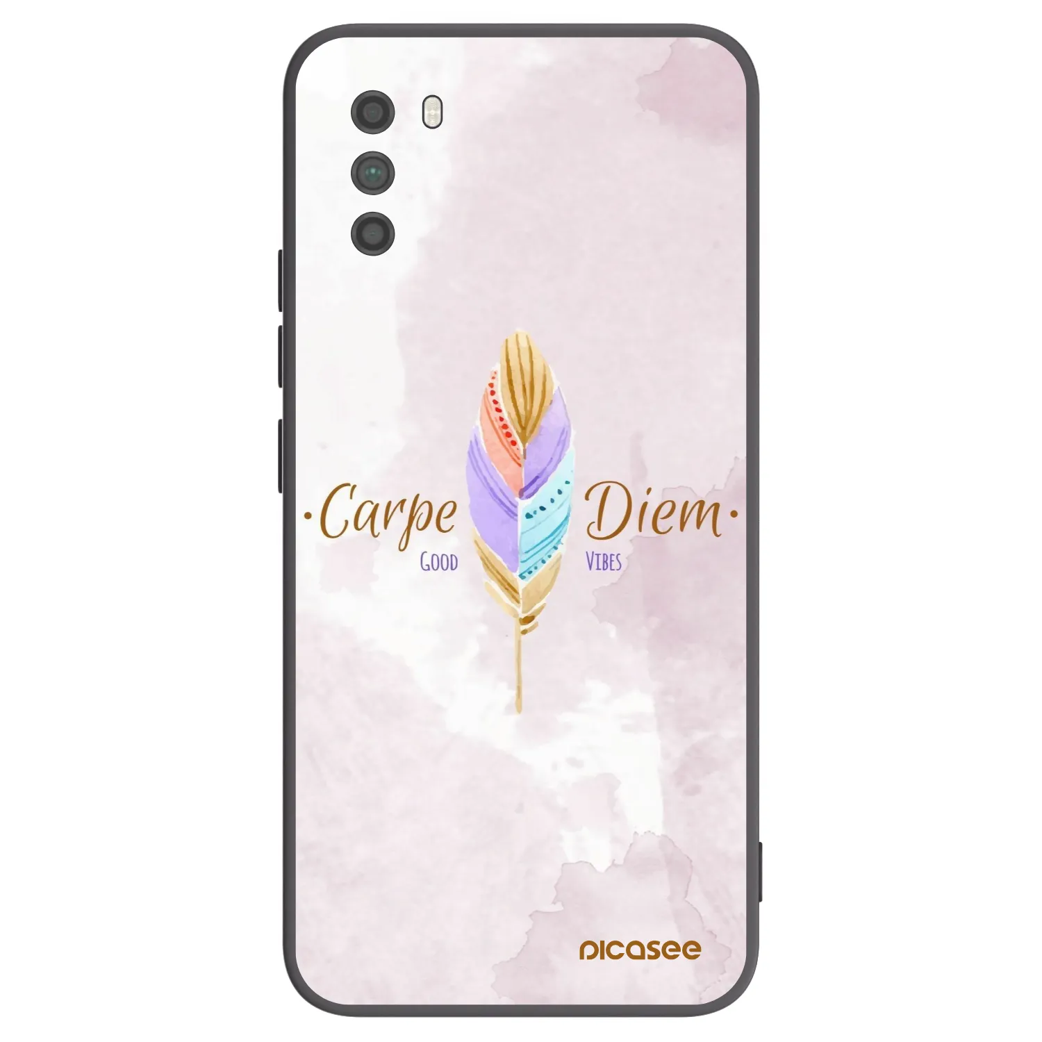 Picasee silikónový čierny obal pre Xiaomi Poco M3 - Užívaj dňa