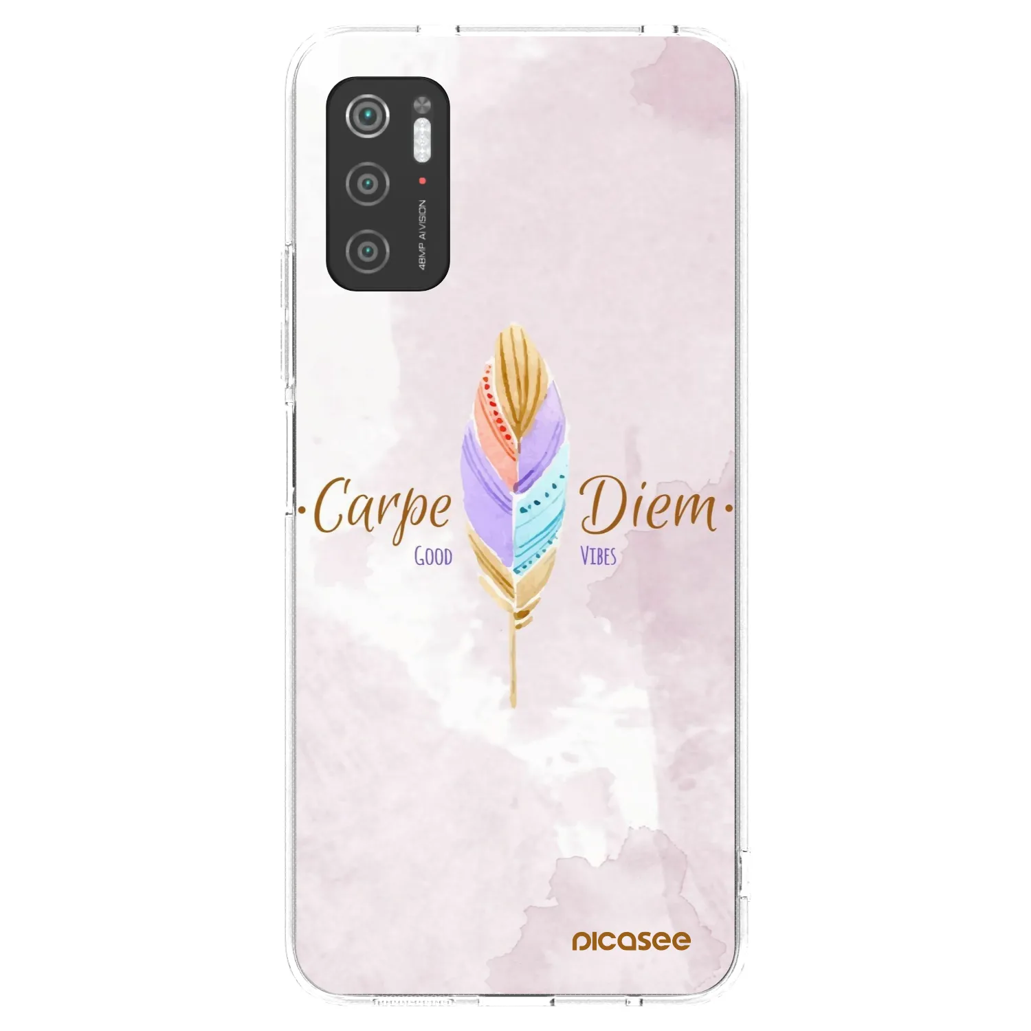Picasee silikónový prehľadný obal pre Xiaomi Poco M3 Pro 5G - Užívaj dňa