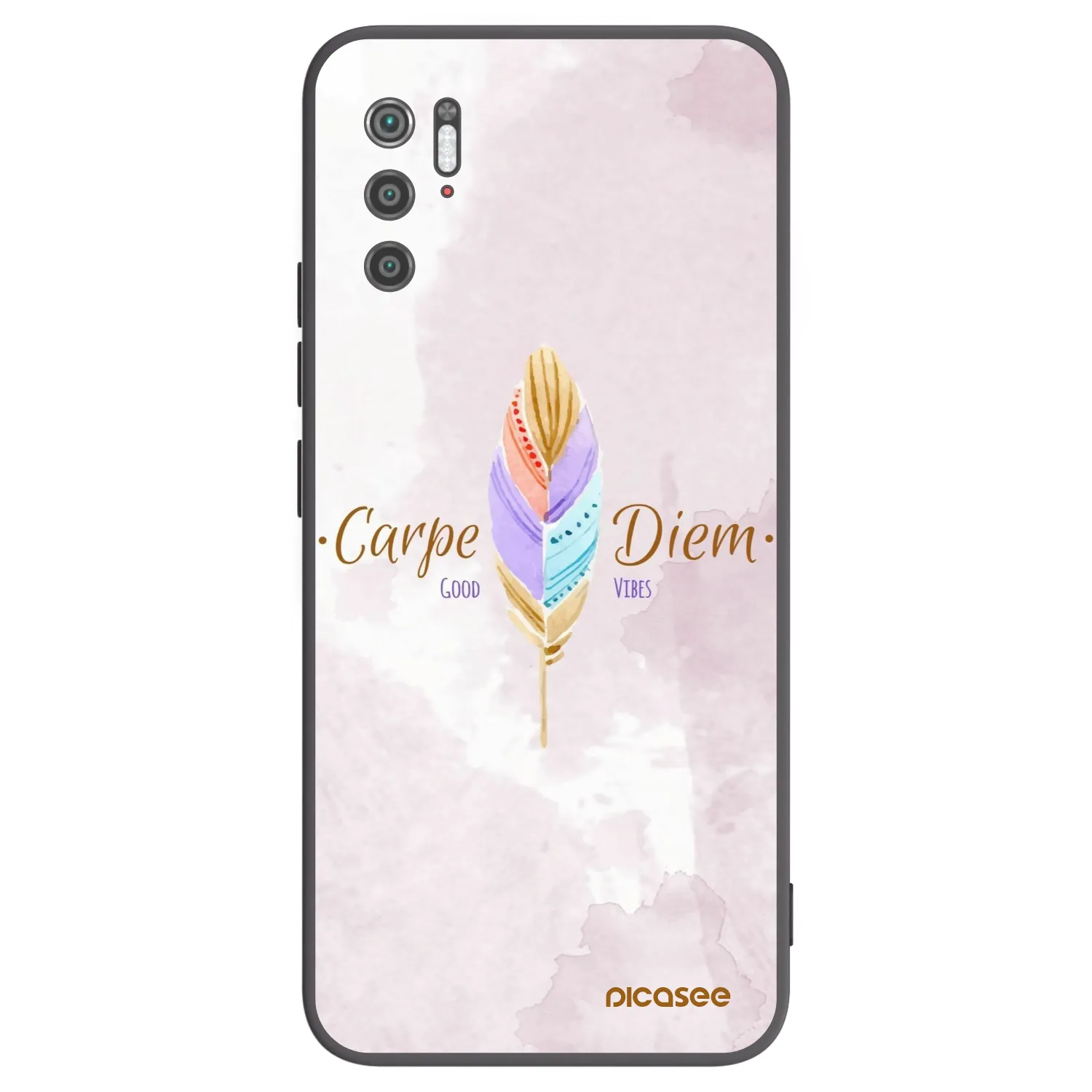 Picasee silikónový čierny obal pre Xiaomi Poco M3 Pro 5G - Užívaj dňa