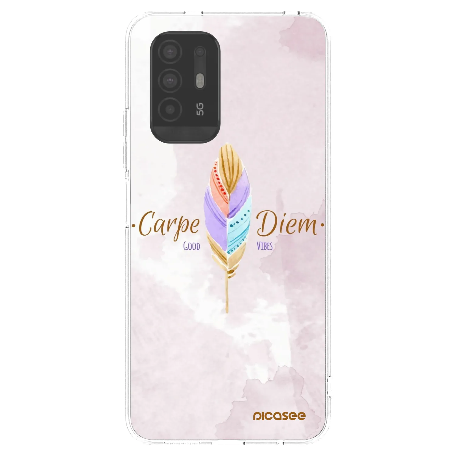 Picasee silikónový prehľadný obal pre OPPO A94 5G - Užívaj dňa