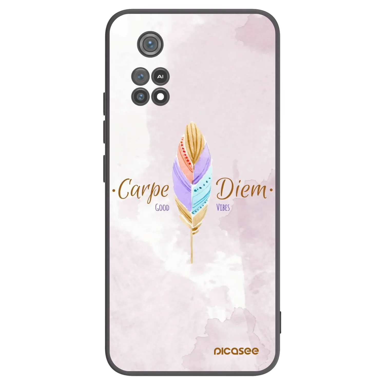 Picasee silikónový čierny obal pre Xiaomi Poco M4 Pro - Užívaj dňa