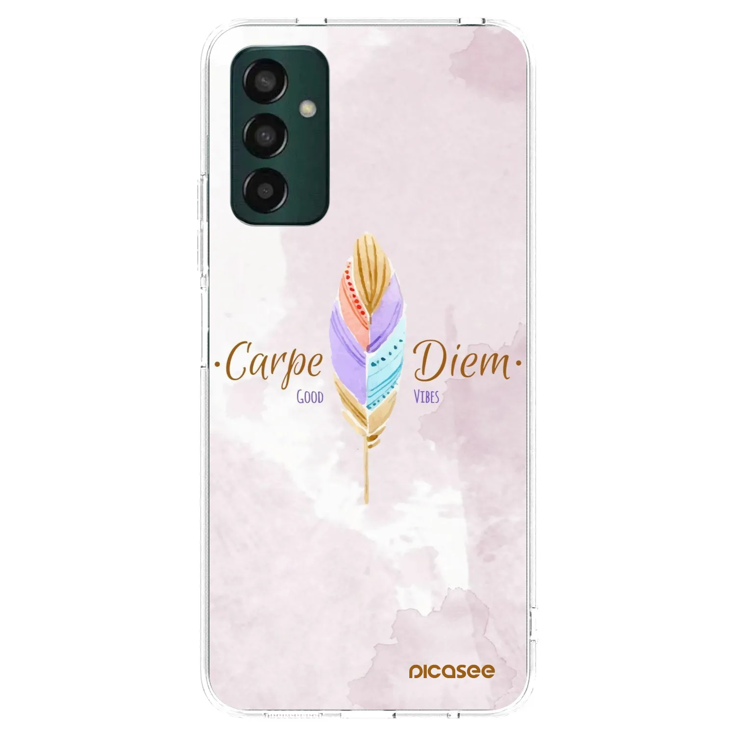 Picasee silikónový prehľadný obal pre Samsung Galaxy M23 5G - Užívaj dňa
