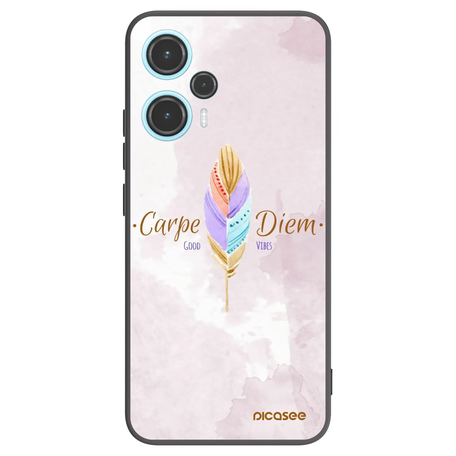 Picasee silikónový čierny obal pre Xiaomi Poco F5 - Užívaj dňa