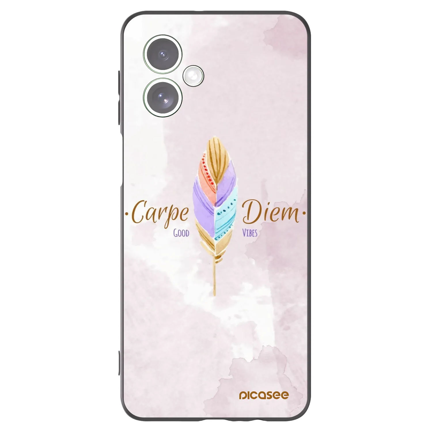 Silikónový čierny obal pre Motorola Moto G54 5G - Užívaj dňa