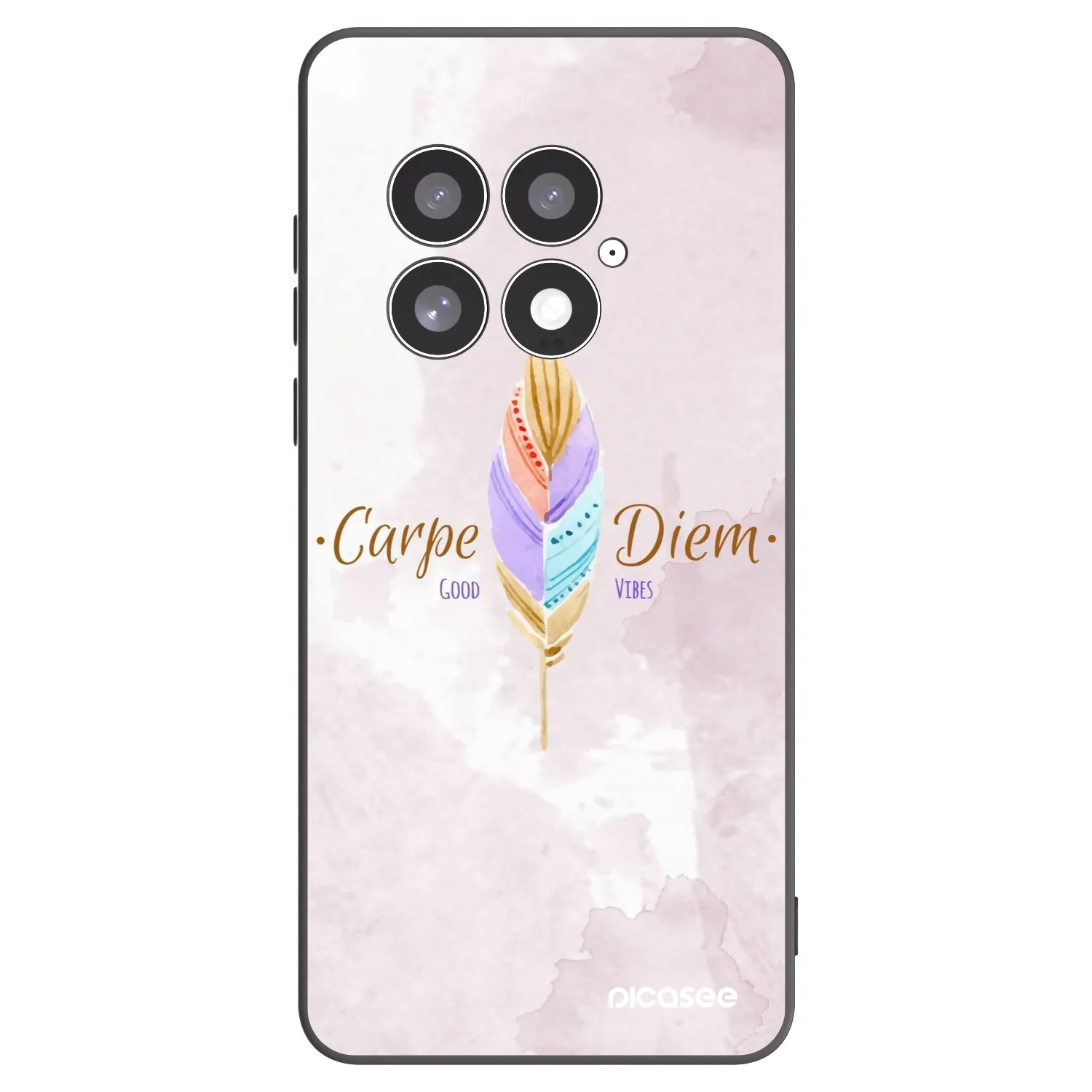 Picasee silikónový čierny obal pre OnePlus 13 5G - Užívaj dňa