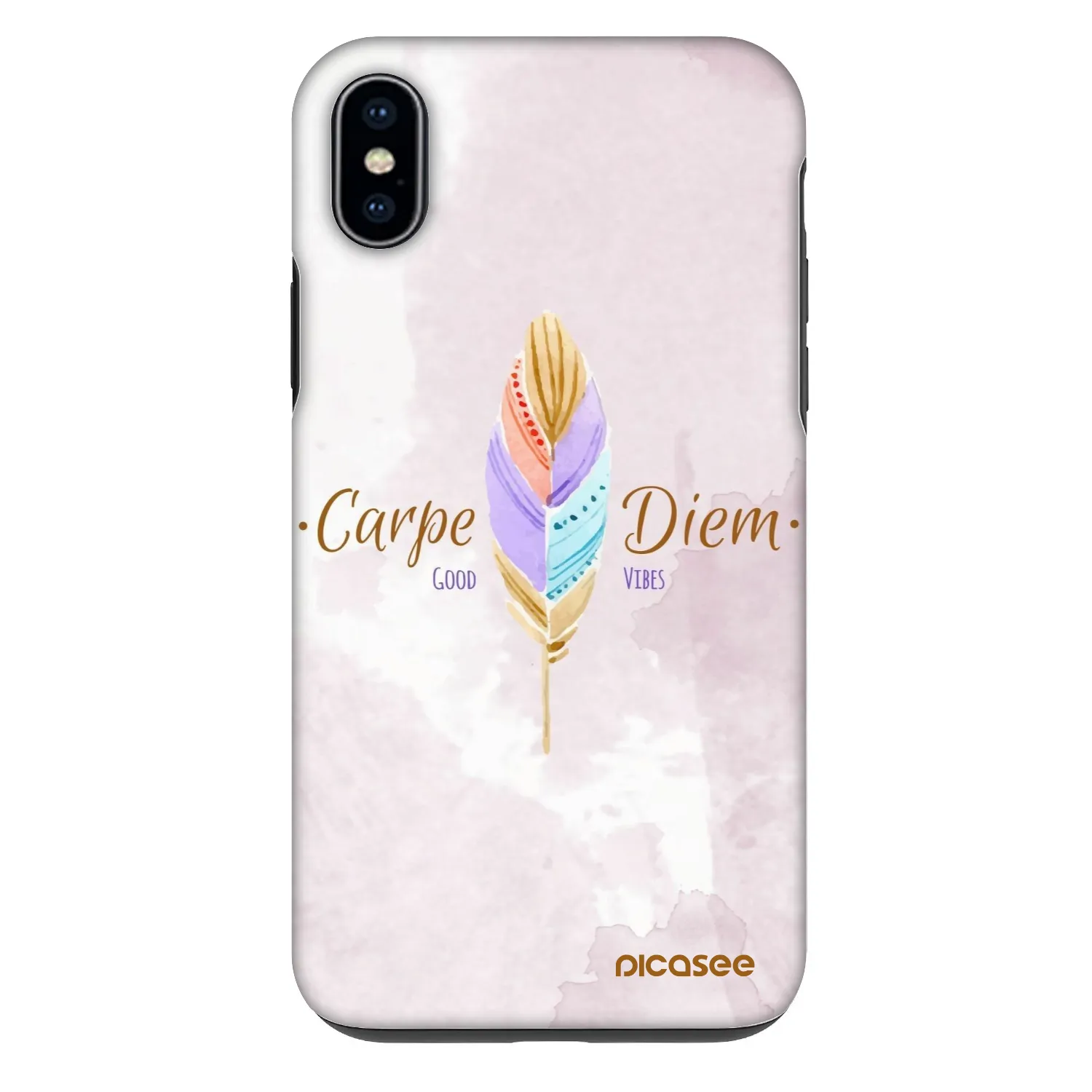 Picasee Fashion Case pre Apple iPhone XS Max - Užívaj dňa