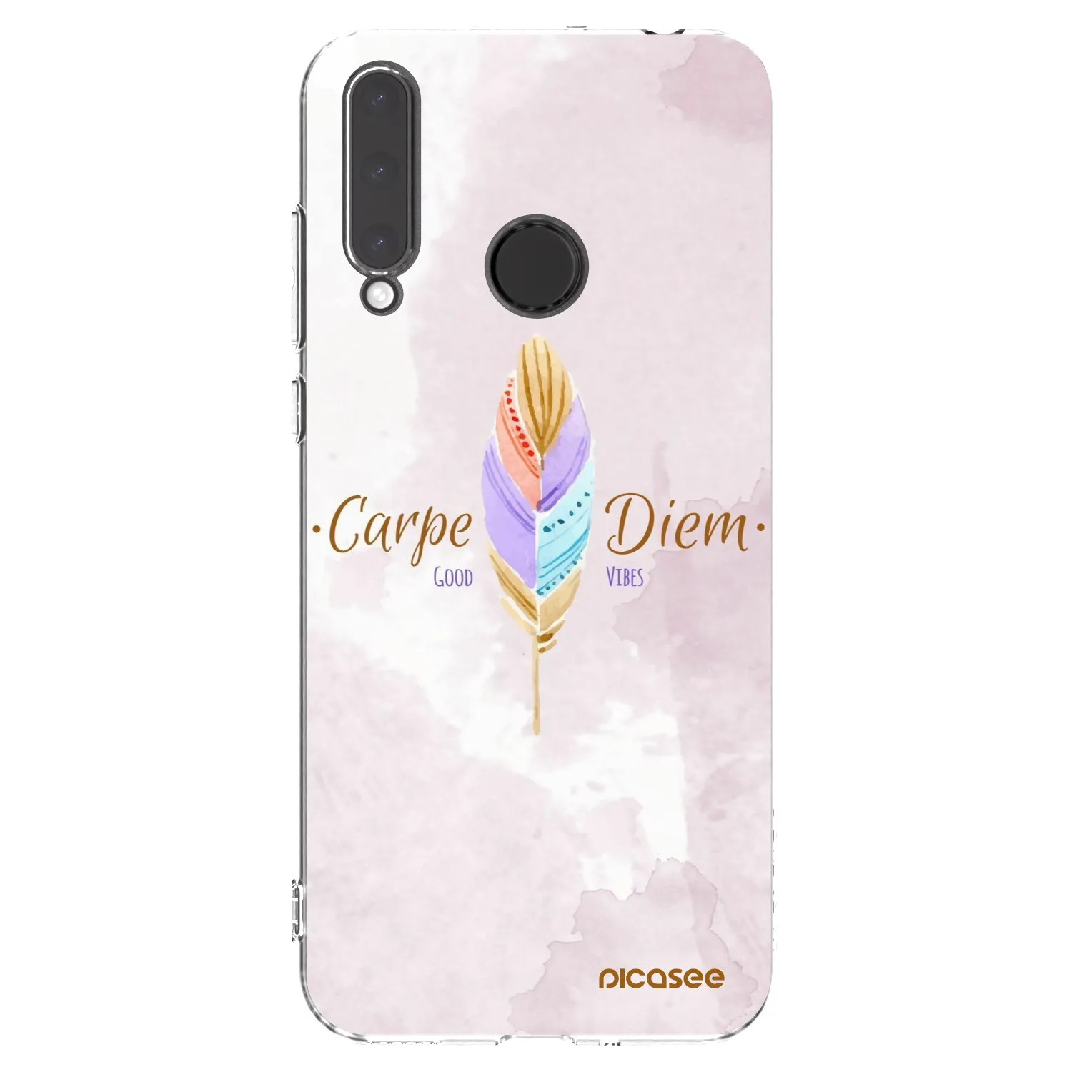 Picasee silikónový prehľadný obal pre Honor 20 Lite - Užívaj dňa