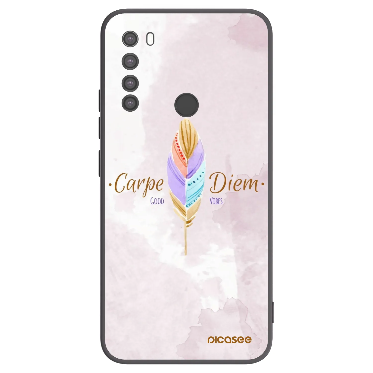 Picasee silikónový čierny obal pre Xiaomi Redmi Note 8 - Užívaj dňa