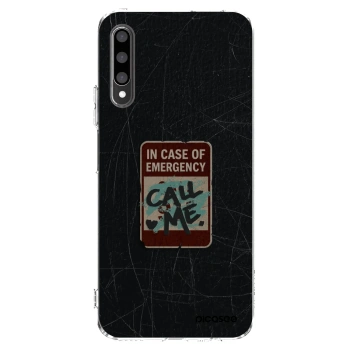 Picasee silikónový prehľadný obal pre Honor 9X Pro - EMERGENCY