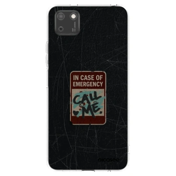 Picasee silikónový prehľadný obal pre Huawei Y5P - EMERGENCY