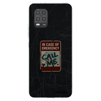 Picasee silikónový prehľadný obal pre Xiaomi Mi 10 Lite - EMERGENCY