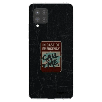 Picasee silikónový prehľadný obal pre Samsung Galaxy A42 A426B - EMERGENCY