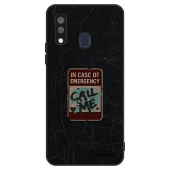 Obal pre Samsung Galaxy A40 A405F - EMERGENCY