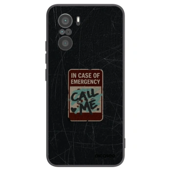 Picasee silikónový čierny obal pre Xiaomi Poco F3 - EMERGENCY