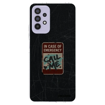Picasee silikónový prehľadný obal pre Samsung Galaxy A32 4G SM-A325F - EMERGENCY