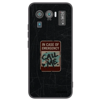 Picasee silikónový čierny obal pre Xiaomi Mi 11 Ultra - EMERGENCY