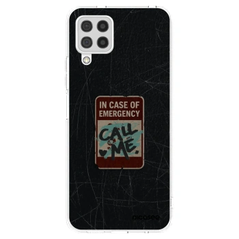 Picasee silikónový prehľadný obal pre Samsung Galaxy A22 A225F 4G - EMERGENCY