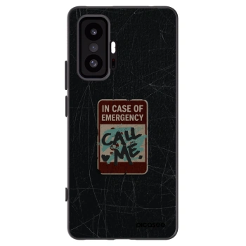 Picasee silikónový čierny obal pre Xiaomi 11T - EMERGENCY