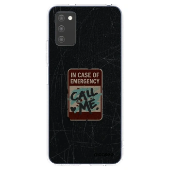 Obal pre Samsung Galaxy A03s A037G - EMERGENCY