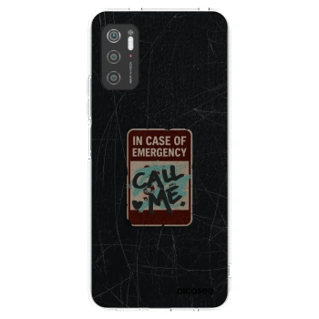 Picasee silikónový prehľadný obal pre Xiaomi Poco M3 Pro 5G - EMERGENCY