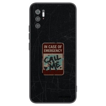 Picasee silikónový čierny obal pre Xiaomi Poco M3 Pro 5G - EMERGENCY