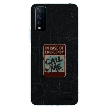 Picasee silikónový prehľadný obal pre Vivo Y11s - EMERGENCY