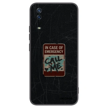 Picasee silikónový čierny obal pre Vivo Y11s - EMERGENCY