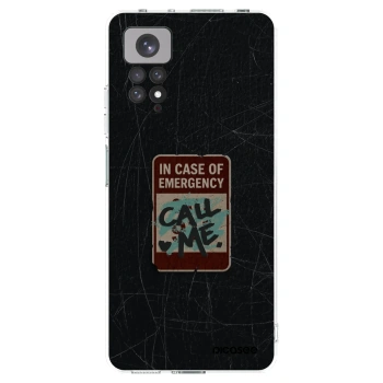 Picasee silikónový prehľadný obal pre Xiaomi Redmi Note 11 - EMERGENCY