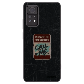 Picasee silikónový čierny obal pre Xiaomi Redmi Note 11 Pro - EMERGENCY
