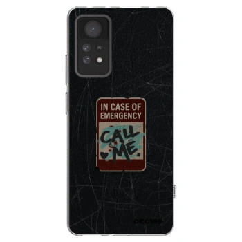 Picasee silikónový prehľadný obal pre Xiaomi Redmi Note 11 Pro 5G - EMERGENCY