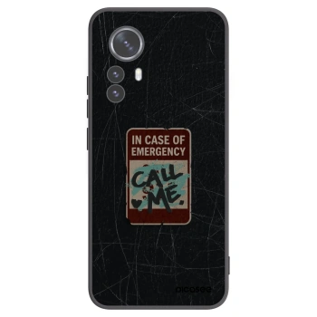 Picasee silikónový čierny obal pre Xiaomi 12 Pro - EMERGENCY