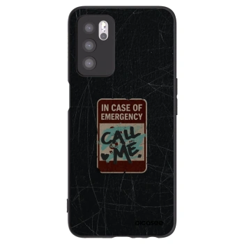 Picasee silikónový čierny obal pre OPPO A16s - EMERGENCY