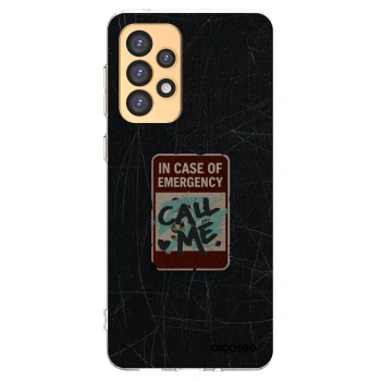 Picasee silikónový prehľadný obal pre Samsung Galaxy A33 5G A336 - EMERGENCY