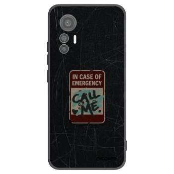 Picasee silikónový čierny obal pre Xiaomi 12 Lite - EMERGENCY