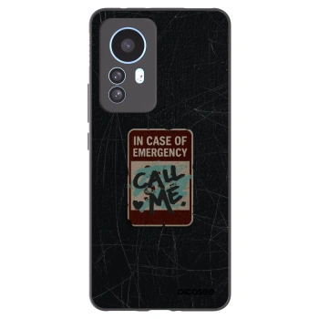 Picasee silikónový čierny obal pre Xiaomi 12T Pro - EMERGENCY